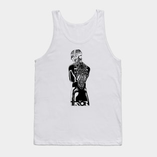 Reindeer Flotilla (Black) Tank Top